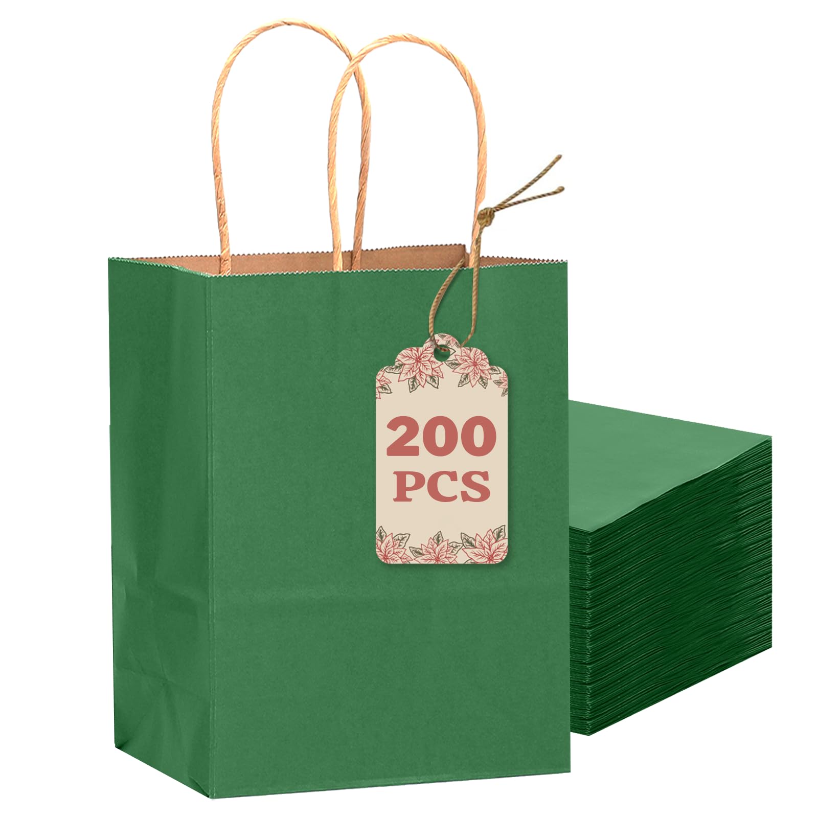 Kraft Gift Bags with Handles for Party Favors and Events