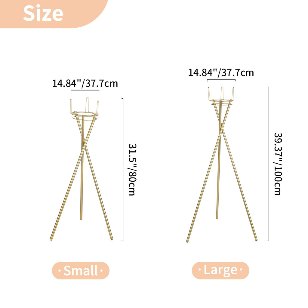 NUPTIO Tripod Flower Display Stand, 39.4" Tall, 2 Pcs, for Grand Opening