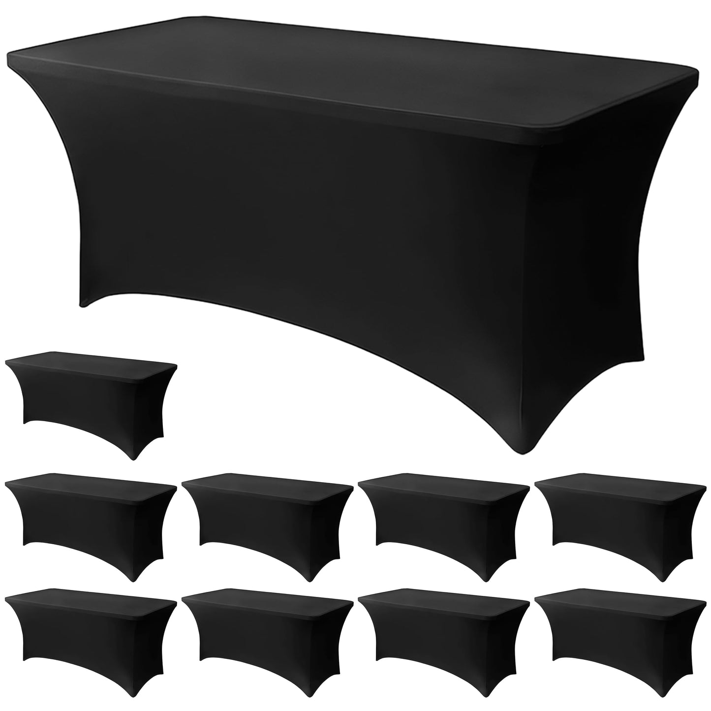 Stretch Fitted Table Cover for Party and Event Decorations