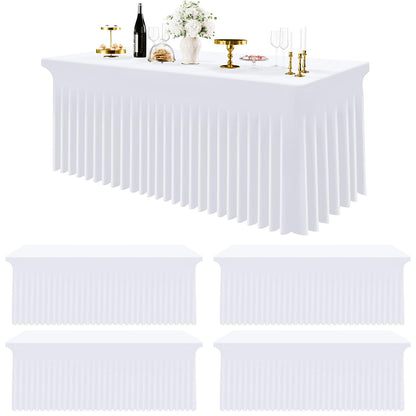 Stretch Fitted Tablecloth for Wedding, Banquet and Party Events