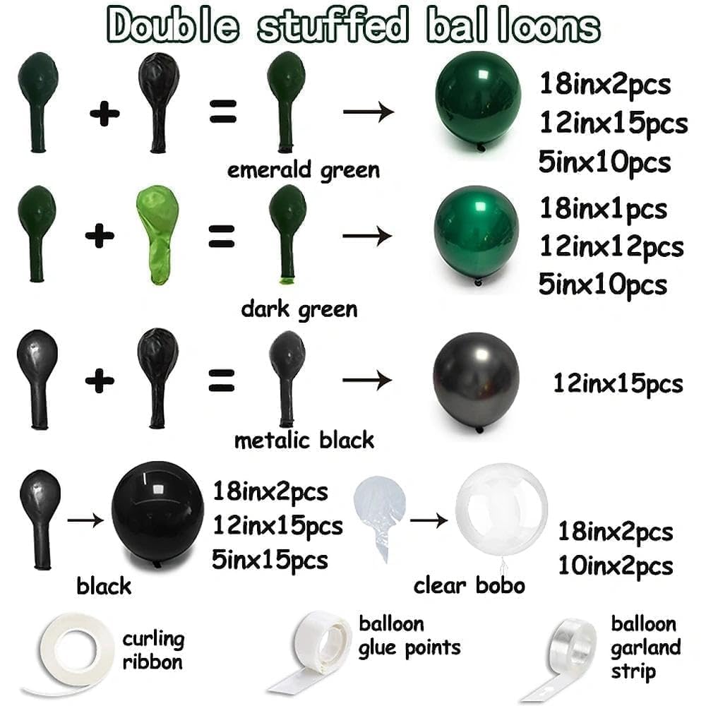 Metallic Balloon Garland Arch Kit for Baby Shower and Party Decor