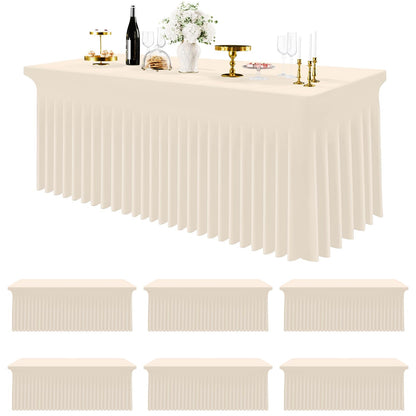 Stretch Fitted Tablecloth for Wedding, Banquet and Party Events