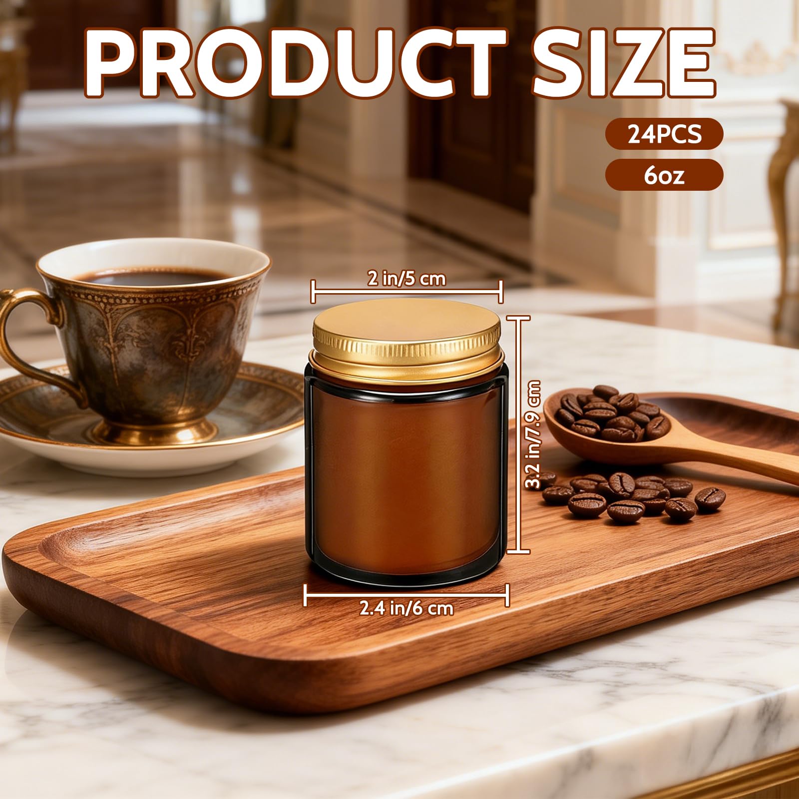 Veiuwa Bulk White Soy Candles