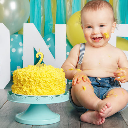Gold Number Birthday Candles for Cake and Party Decorations