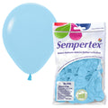 Sempertex Round Pastel Matte Blue Balloons, Latex, 5 Inch, 50 Pcs
