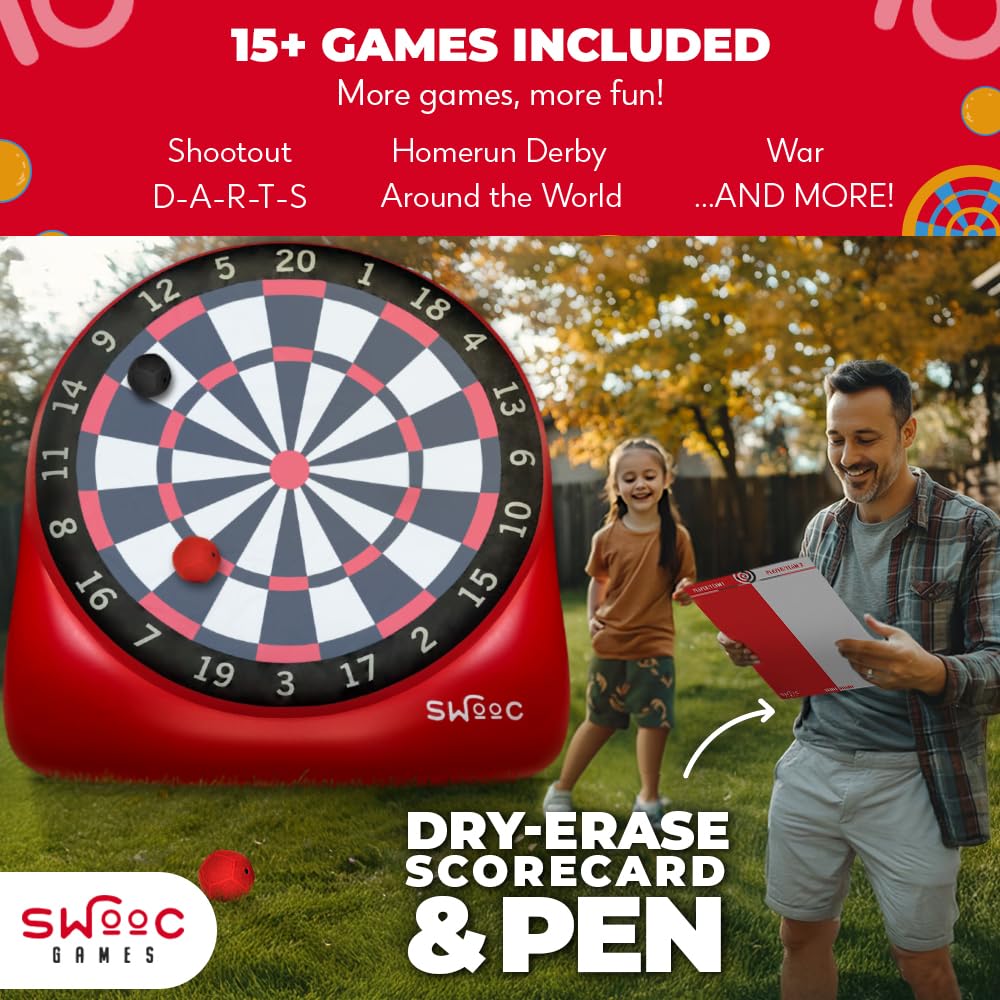 Inflatable Giant Kick Darts Game for Outdoor Party Events