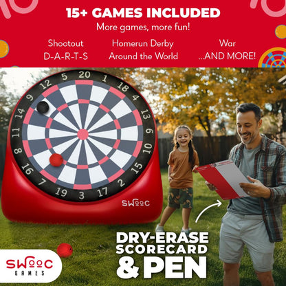 Inflatable Giant Kick Darts Game for Outdoor Party Events
