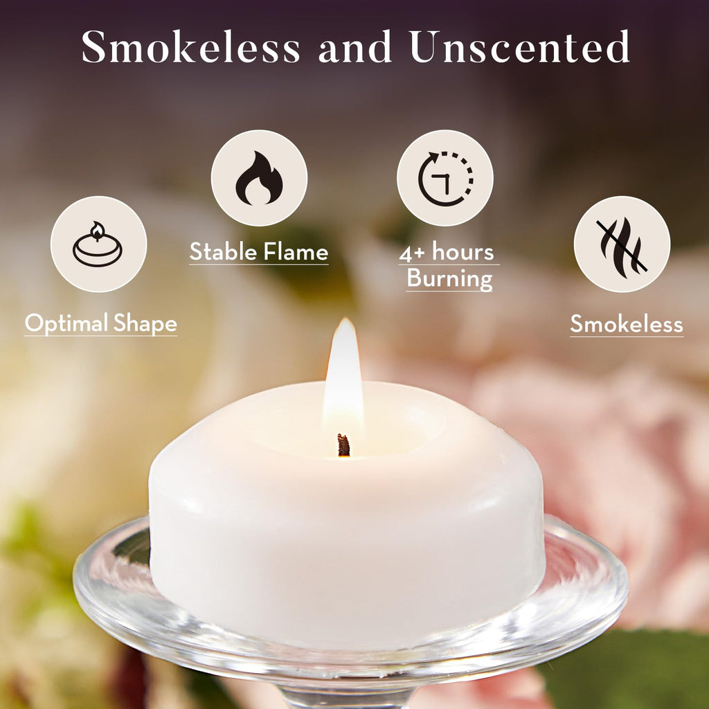 Ashlux Floating Candles Set