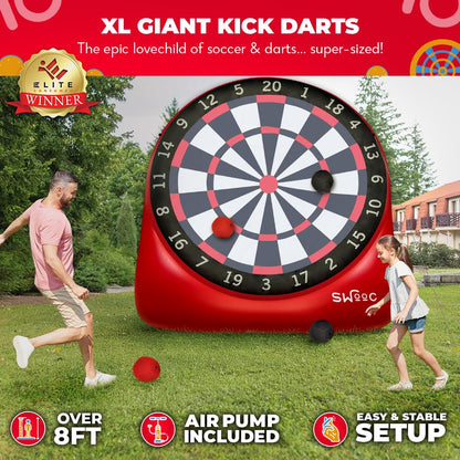 Inflatable Giant Kick Darts Game for Outdoor Party Events
