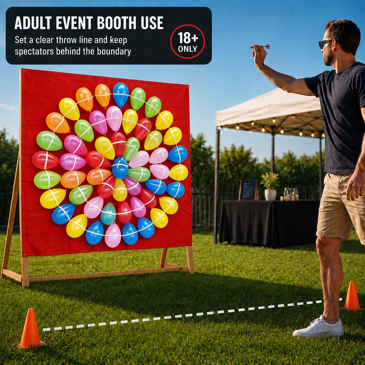 Balloon Dart Game Set for Birthday Parties and Carnivals