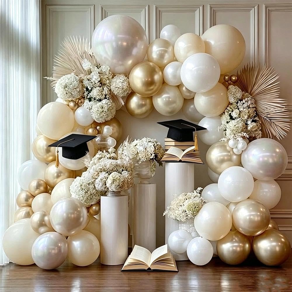 Metallic Balloon Garland Arch Kit for Baby Shower and Party Decor