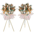 NUPTIO Tripod Flower Display Stand, 39.4" Tall, 2 Pcs, for Grand Opening