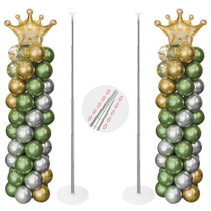 Adjustable Metal Balloon Arch Stand Kit for Wedding and Party Decor