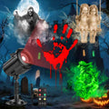 HoneyFair 12 in 1 Halloween Decorations Outdoor 3D Dynamic Projector Light