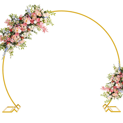 Round Metal Wedding Arch Backdrop Frame for Party Decorations