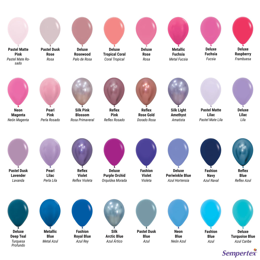 Sempertex Reflex Round Champagne Balloons, Latex, 5 Inch, 50 Pcs