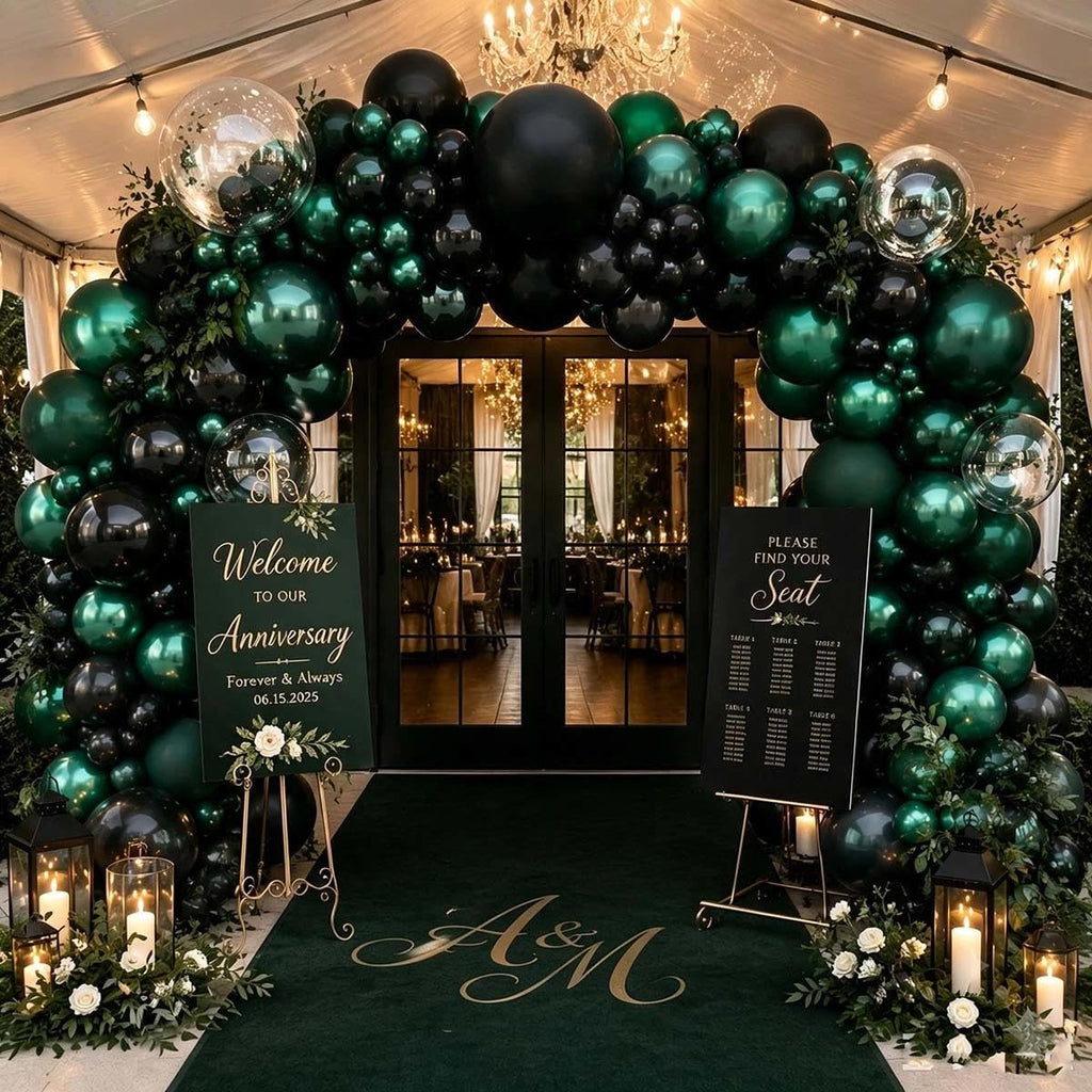 Metallic Balloon Garland Arch Kit for Baby Shower and Party Decor
