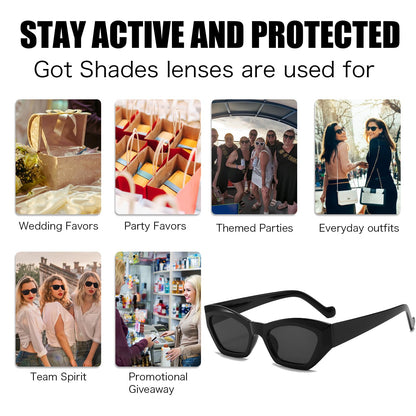 Dwenarry Party Sunglasses Bulk Funky Glasses Party Favor for Women 8/12Pack