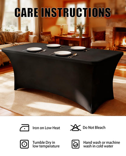 Stretch Fitted Table Cover for Party and Event Decorations
