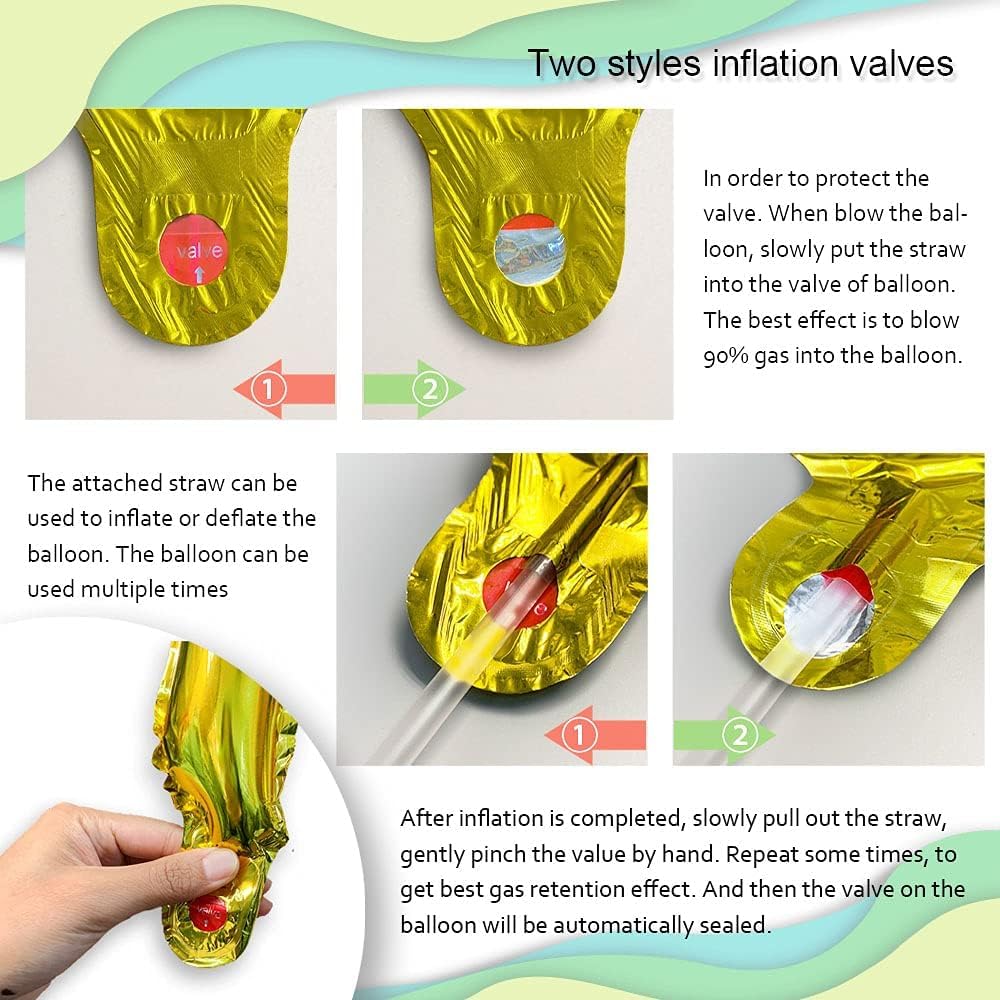 4D Golf Ball Foil Balloons for Sports Theme Party Decor