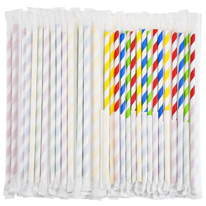 Eco-Friendly Paper Straws for Hot and Cold Drinks