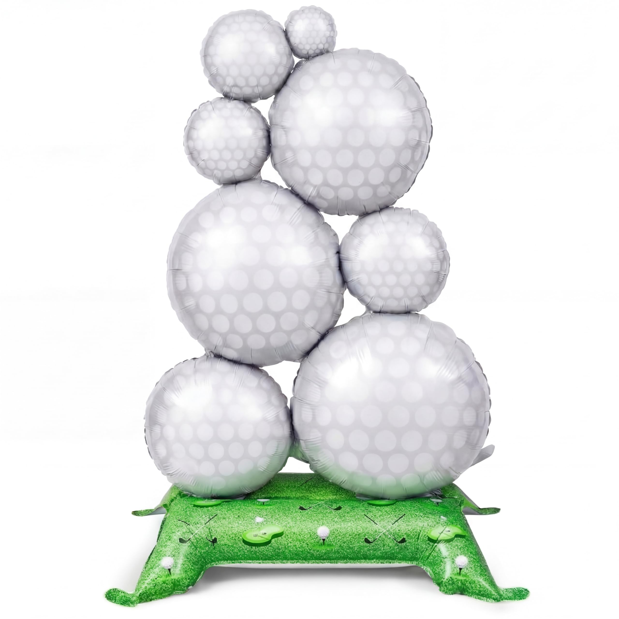 Giant Golf Ball Foil Balloon for Sports Theme Party Decor