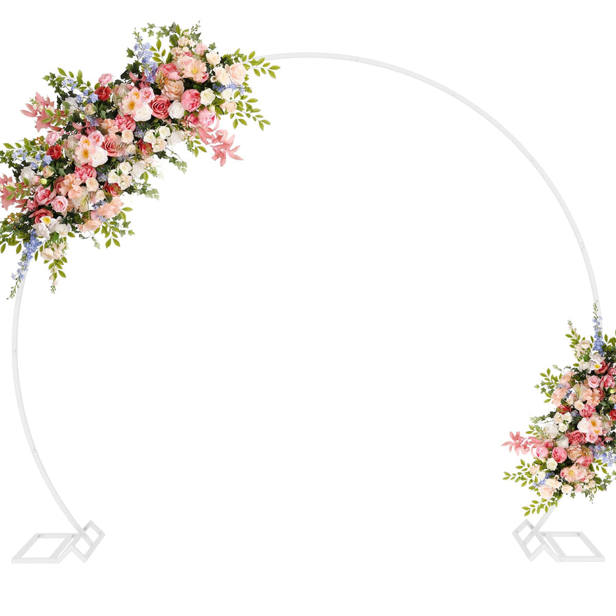 Round Metal Wedding Arch Backdrop Frame for Party Decorations