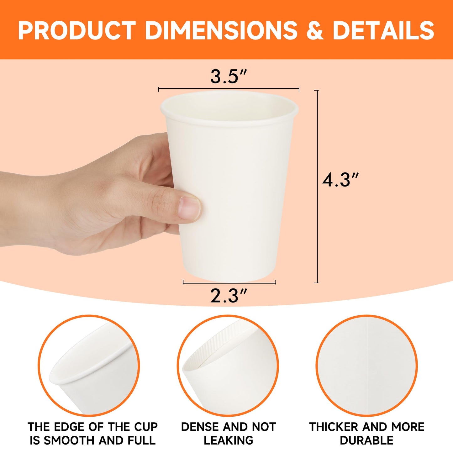 METAPRINT Disposable Paper Cups