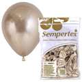 Sempertex Reflex Round Champagne Balloons, Latex, 5 Inch, 50 Pcs