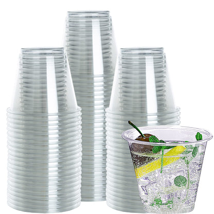 Clear Plastic Party Cups for Drinks, Smoothies and Cold Beverages
