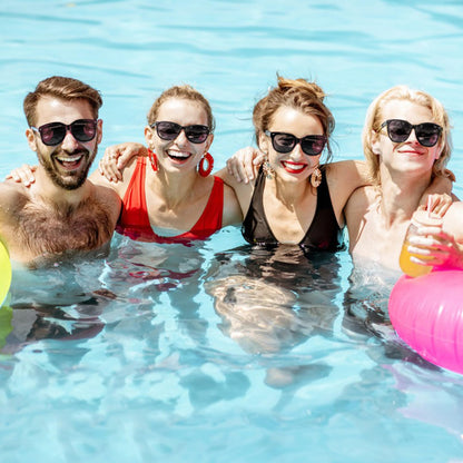 PPXMEEUDC 18 Pack Party Sunglasses Bulk for Weddings Birthday Pool Party Supplies