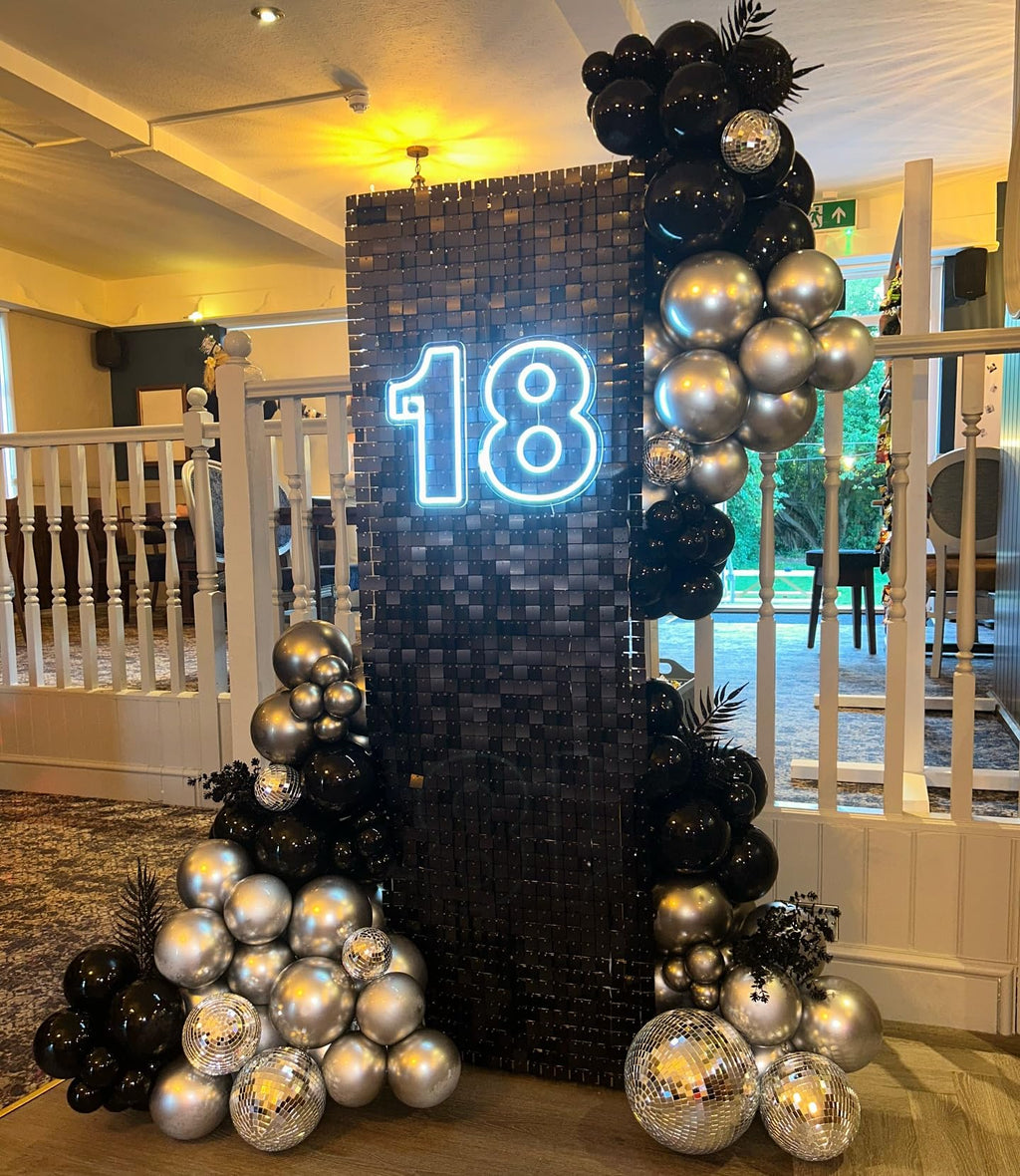 Sequin Shimmer Wall Backdrop Panel for Wedding and Party Decor