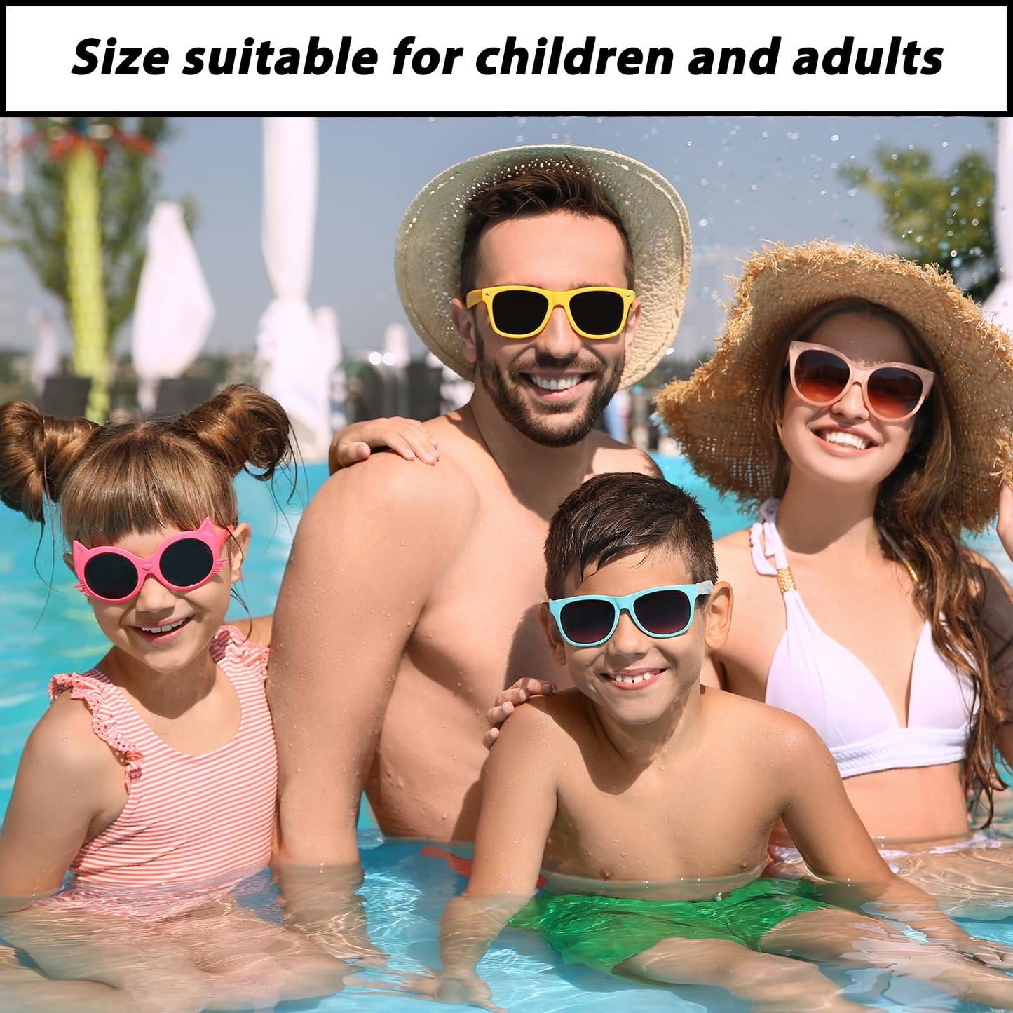 Retro Party Sunglasses for Birthday and Event Photo Props
