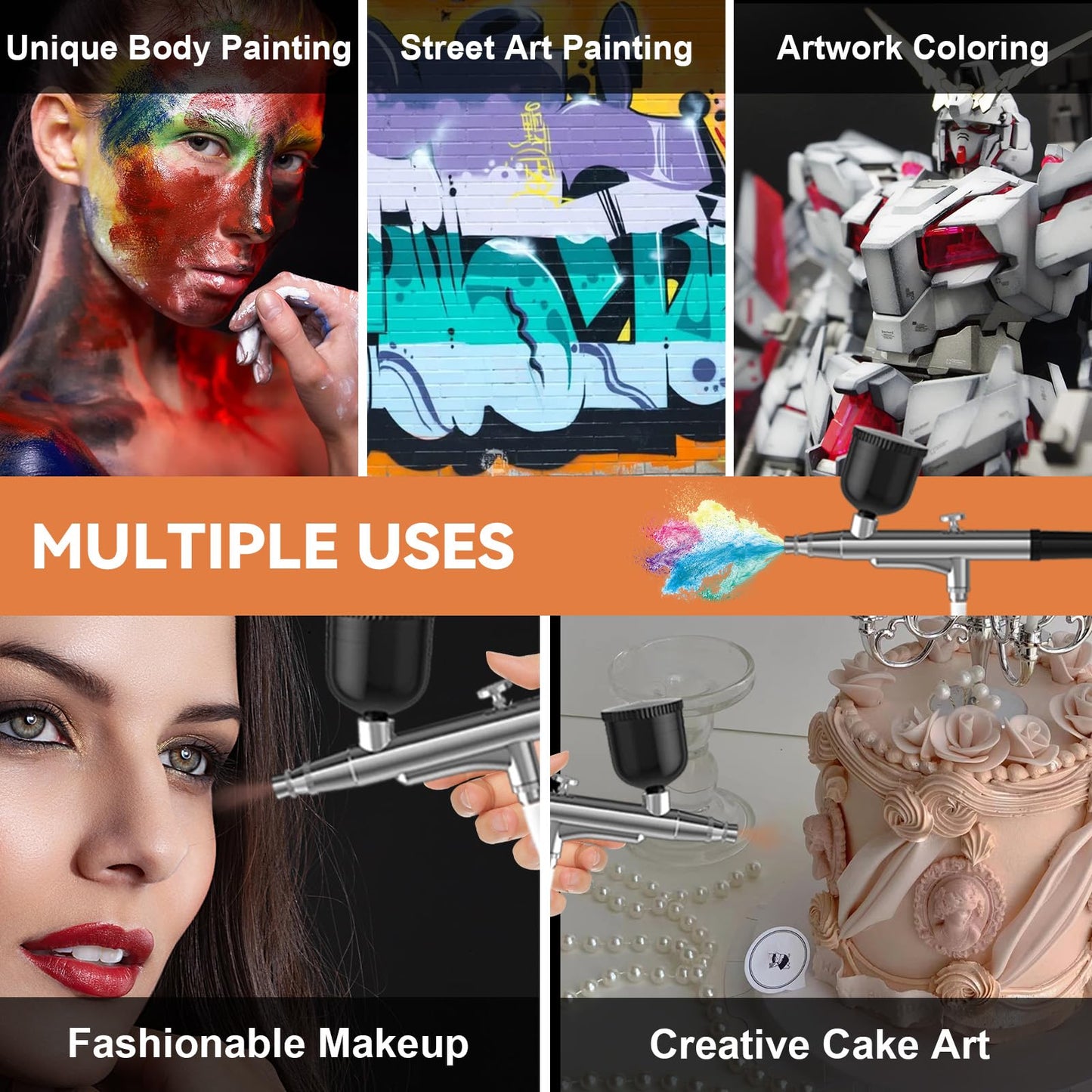 Cake Decorating Kit with Compressor
