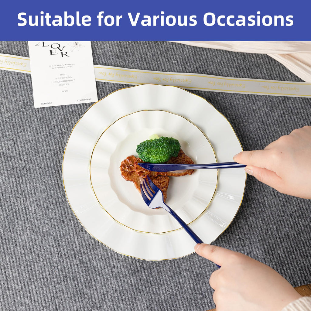 Fabulous Party 150PCS Gold Plastic Silverware