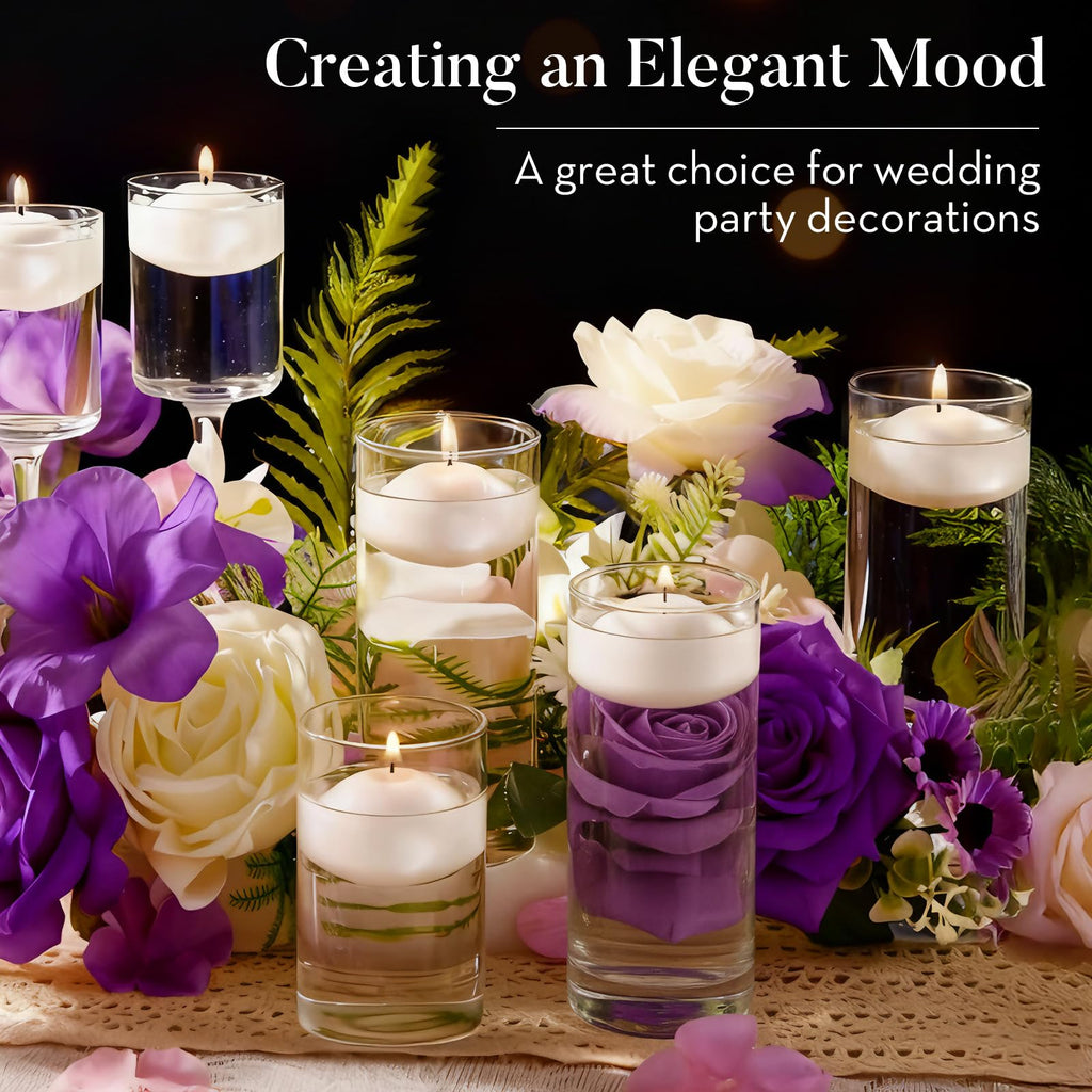 Ashlux Floating Candles Set