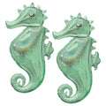Holographic Sparkle Seahorse Jumbo 38" Foil Balloon by Anagram