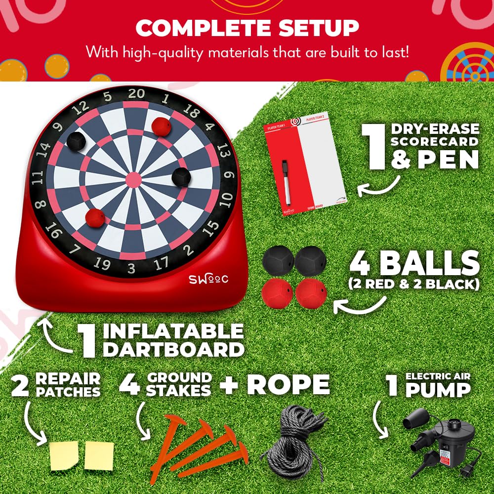 Inflatable Giant Kick Darts Game for Outdoor Party Events