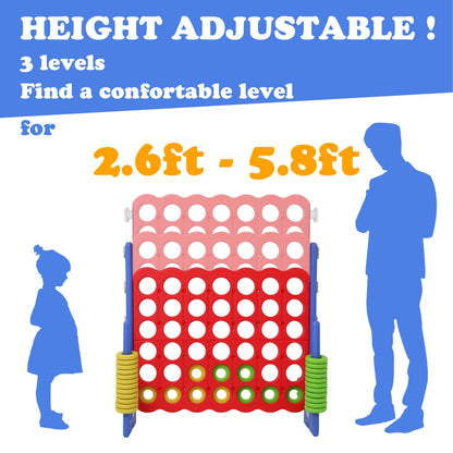 Giant 4 in a Row Game for Parties and Outdoor Events