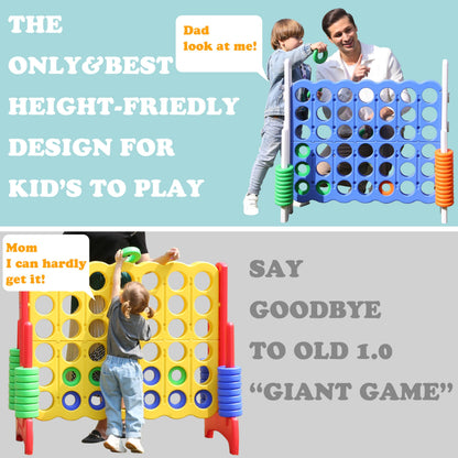 Giant 4 in a Row Game for Parties and Outdoor Events
