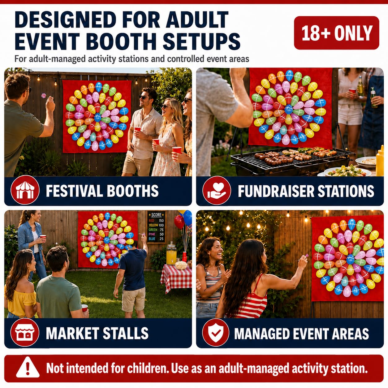 Balloon Dart Game Set for Birthday Parties and Carnivals