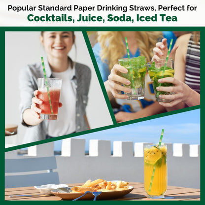 Eco-Friendly Paper Straws for Hot and Cold Drinks