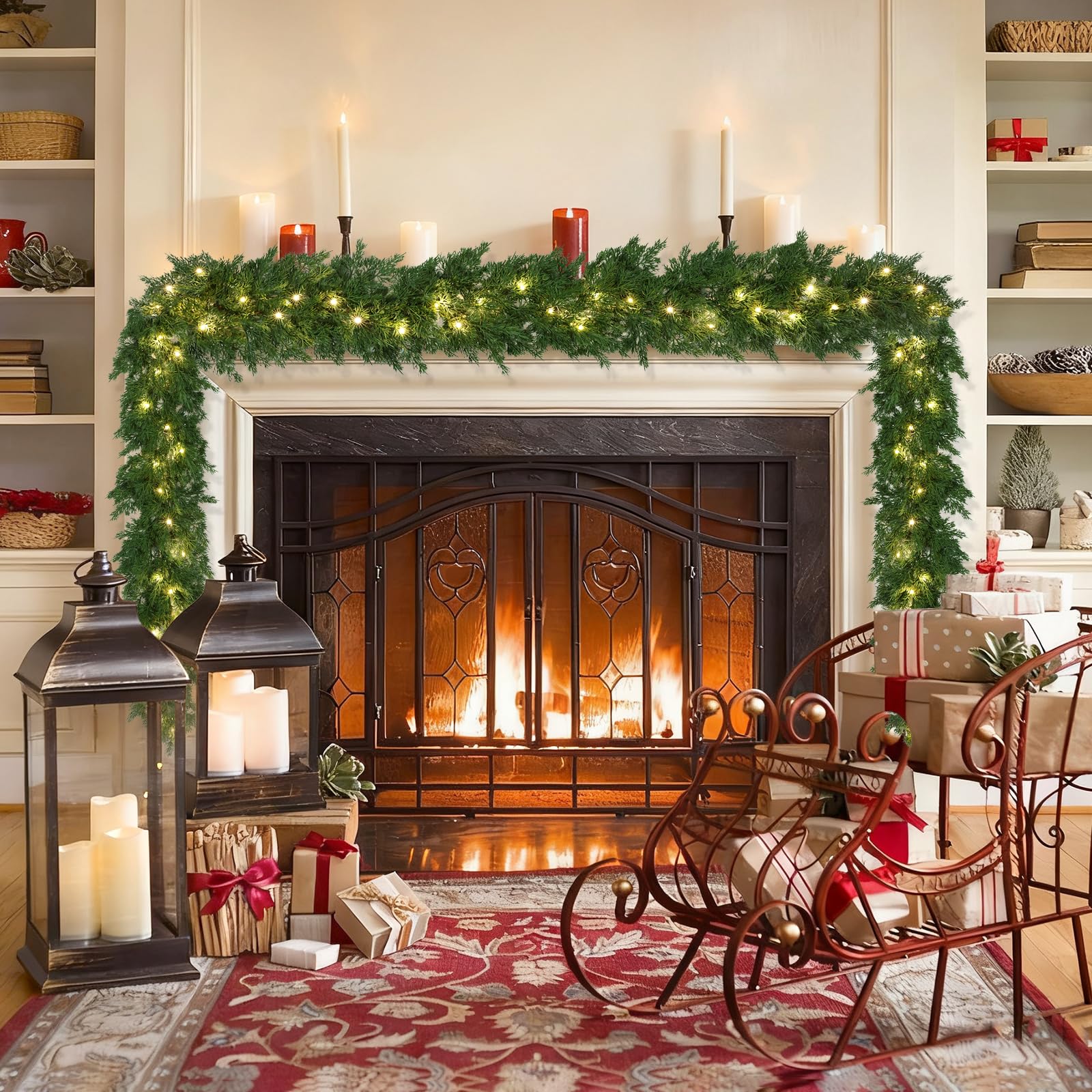 MSMUH Pine Garland Christmas Garland