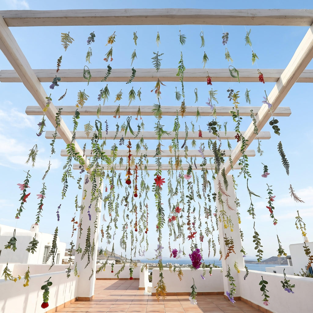 Artificial Wildflower Garland Hanging Vines for Wedding and Party Decor