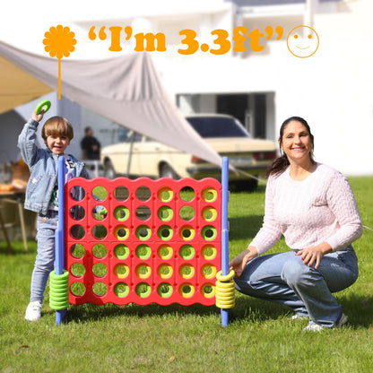 Giant 4 in a Row Game for Parties and Outdoor Events