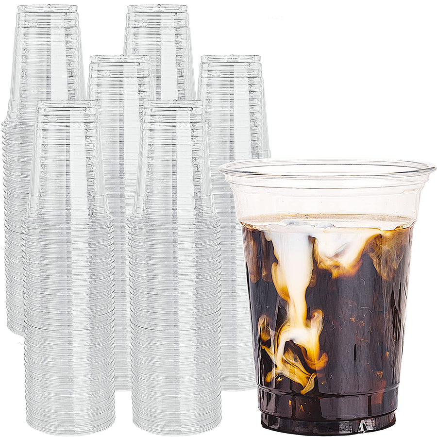 Clear Plastic Party Cups for Drinks, Smoothies and Cold Beverages
