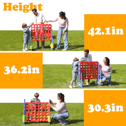 Giant 4 in a Row Game for Parties and Outdoor Events