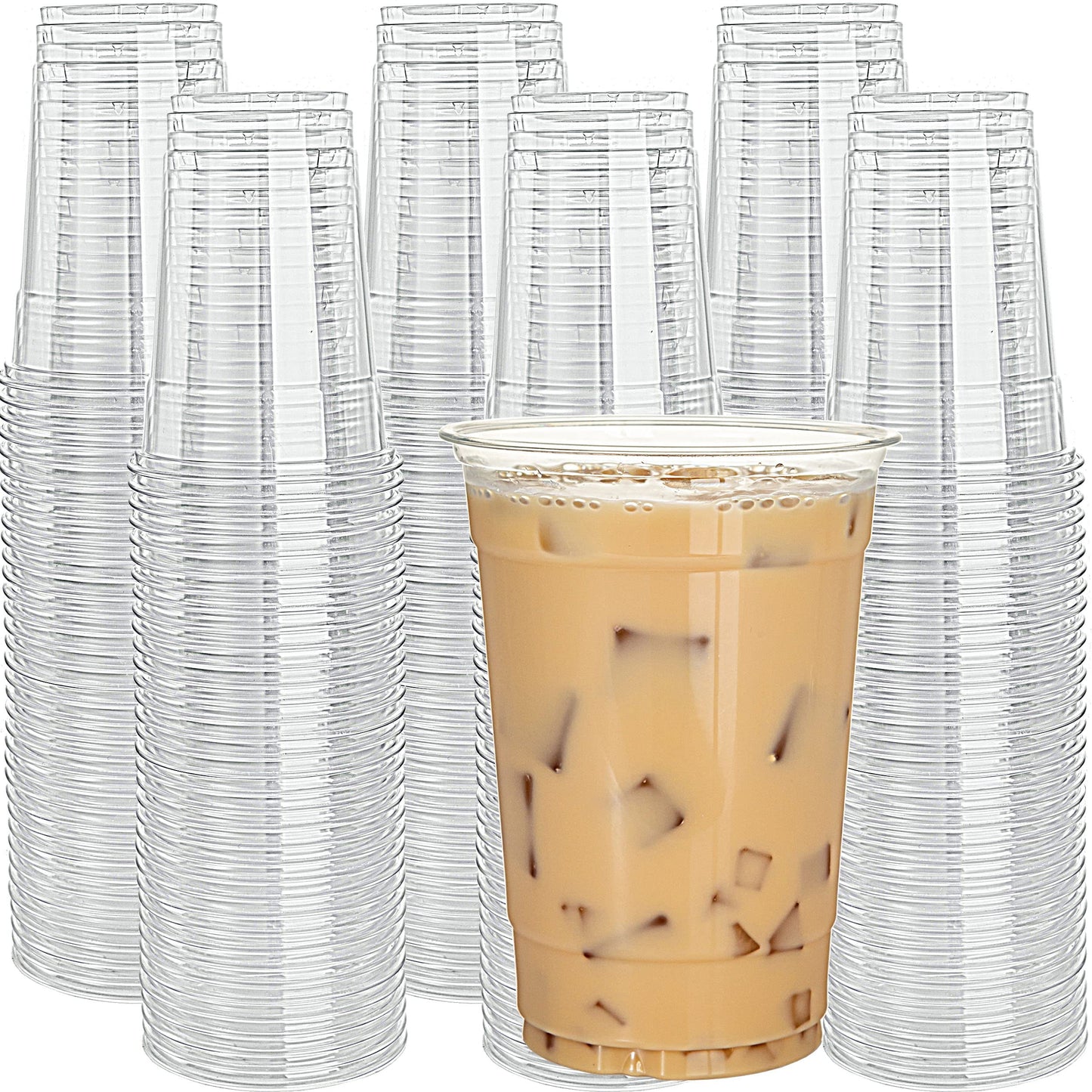 Clear Plastic Party Cups for Drinks, Smoothies and Cold Beverages
