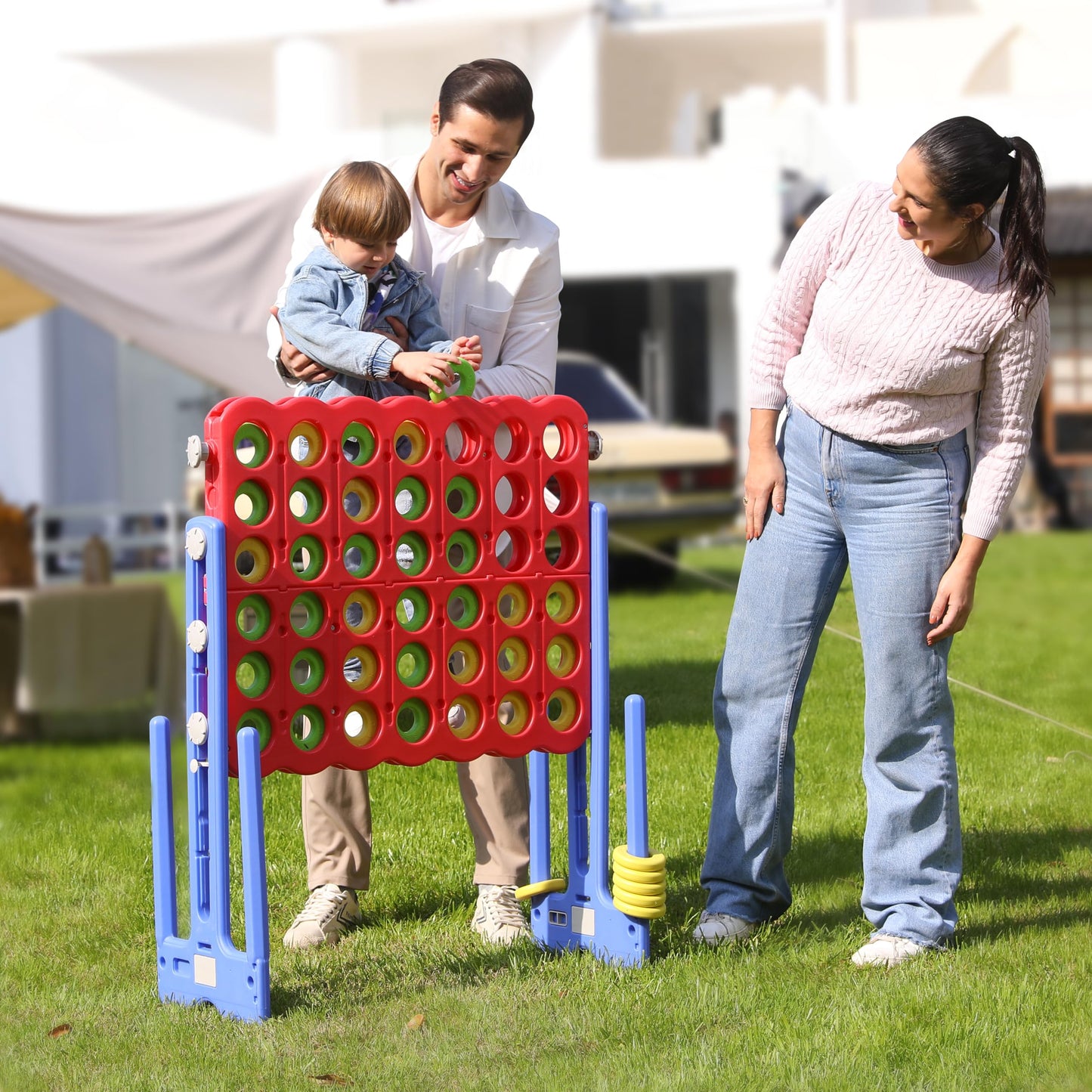 Giant 4 in a Row Game for Parties and Outdoor Events