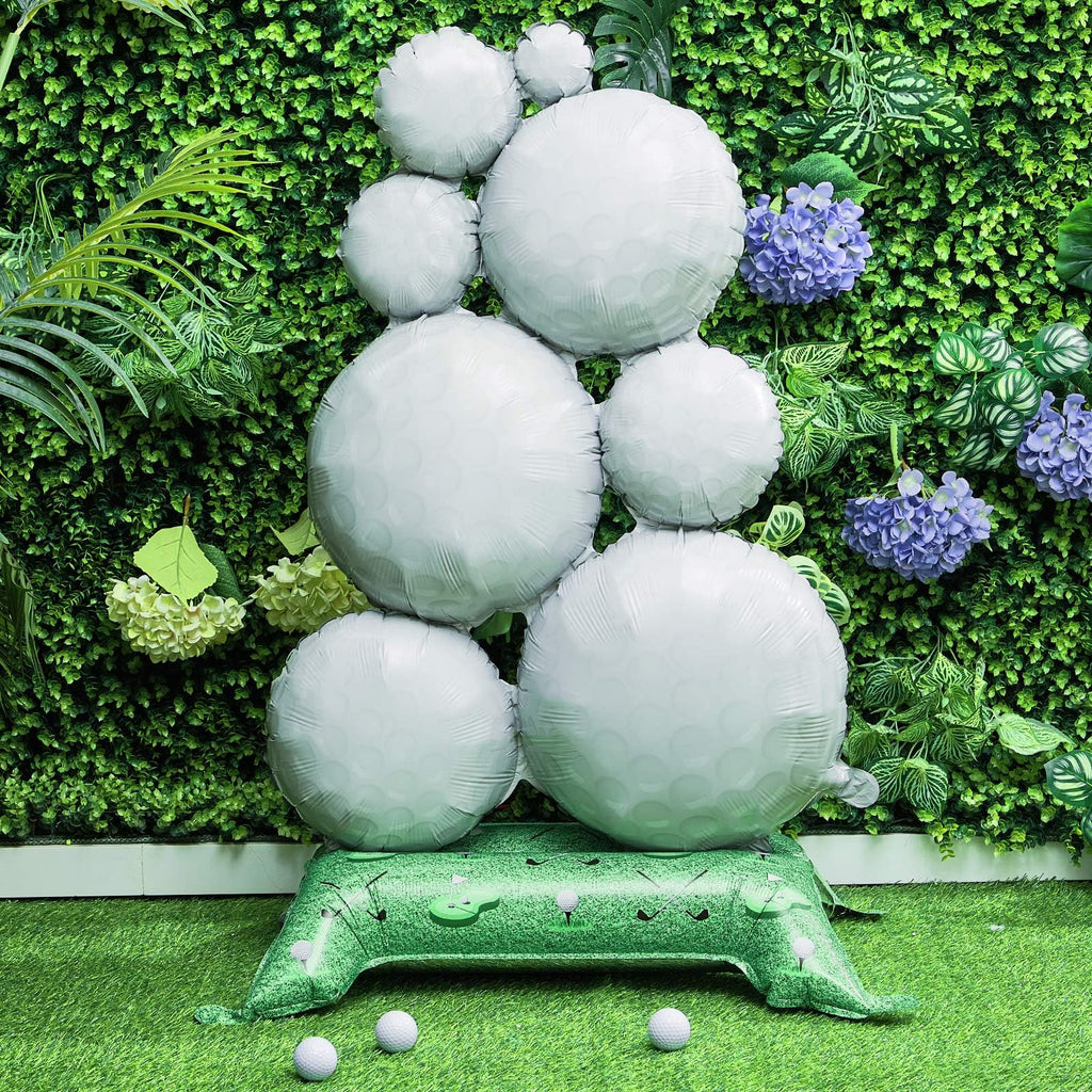 Giant Golf Ball Foil Balloon for Sports Theme Party Decor